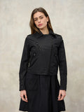blauer chiodo donna zamora nylon nero