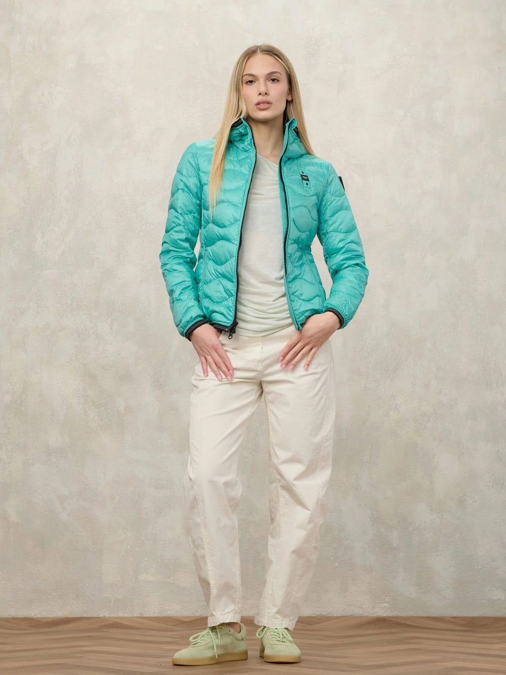 Blauer Piumino Donna con Cappuccio Camelia – Giubbino leggero mezza stagione