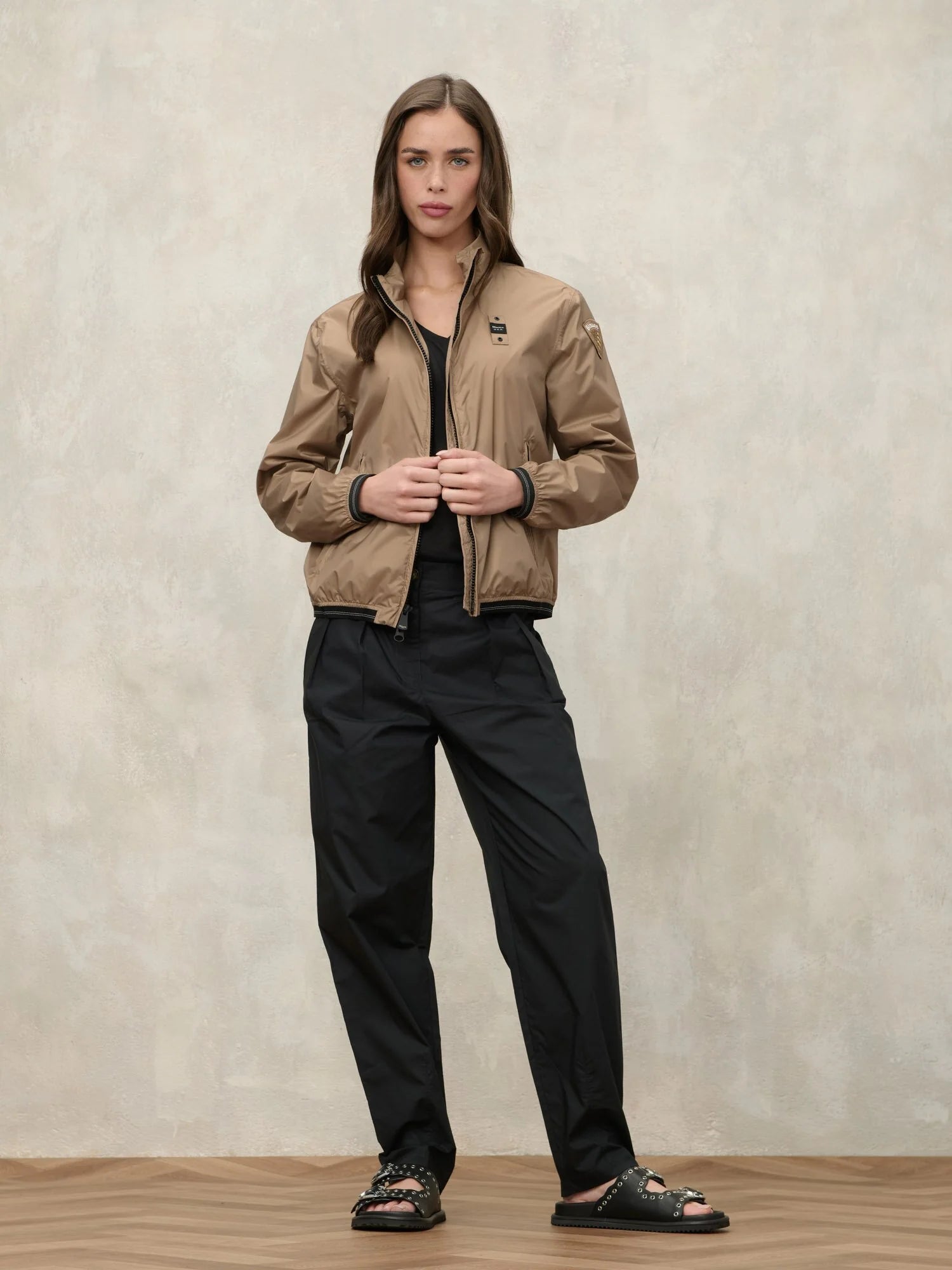 GIUBBETTO FODERATO COTONE ANNABEL BLAUER DONNA