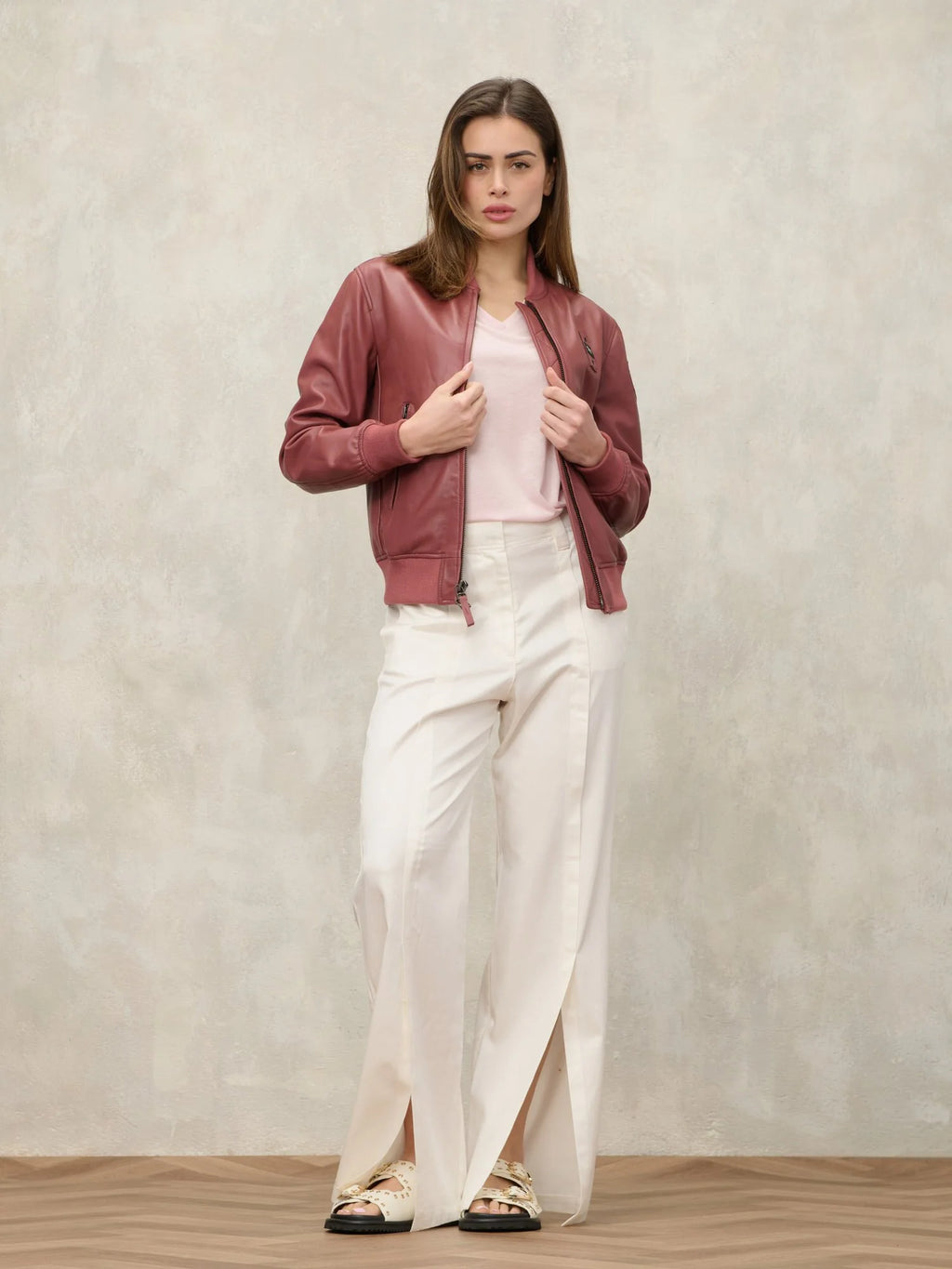 BOMBER FODERATO LAURIENNE BLAUER DONNA