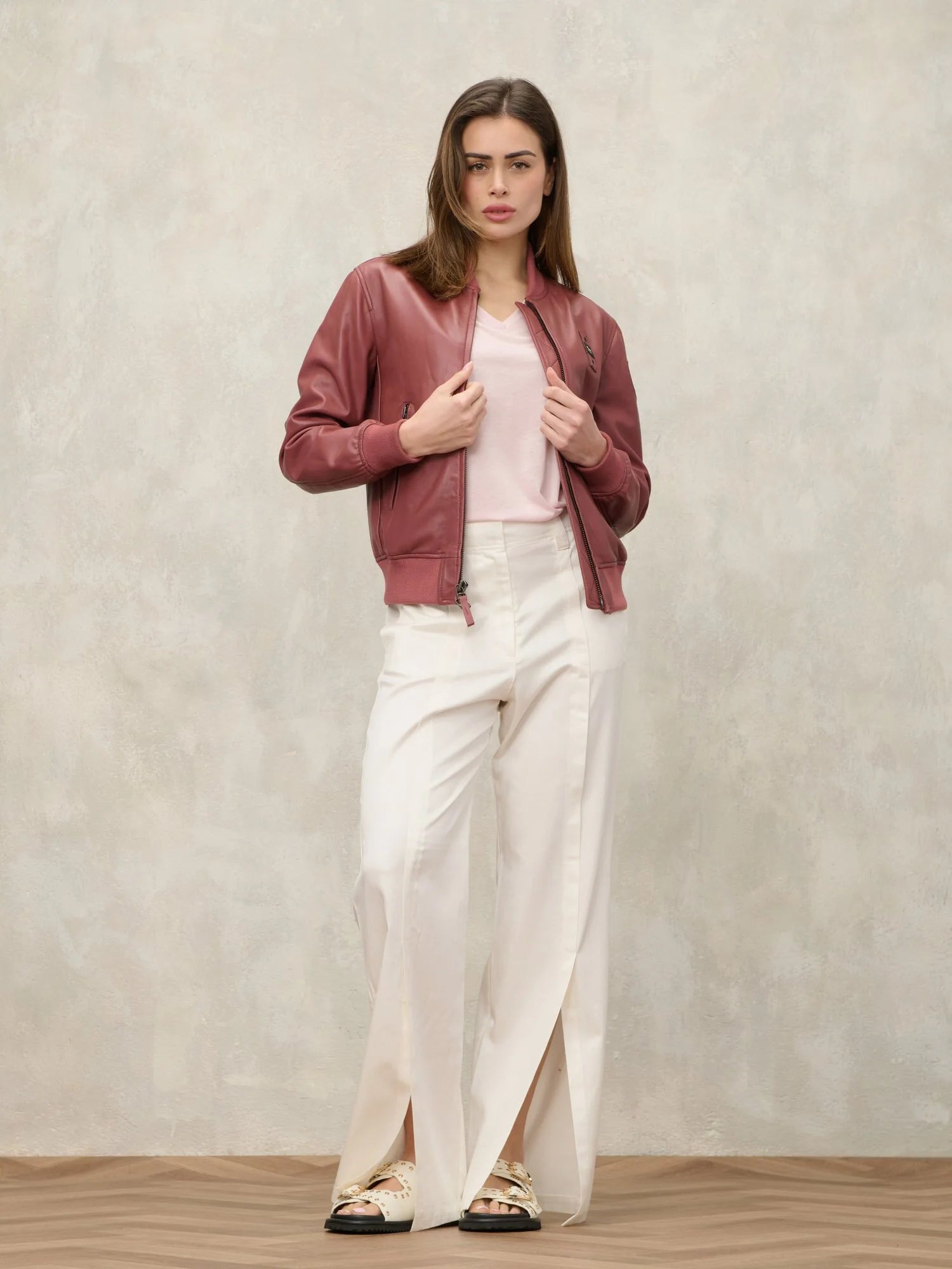 BOMBER FODERATO LAURIENNE BLAUER DONNA