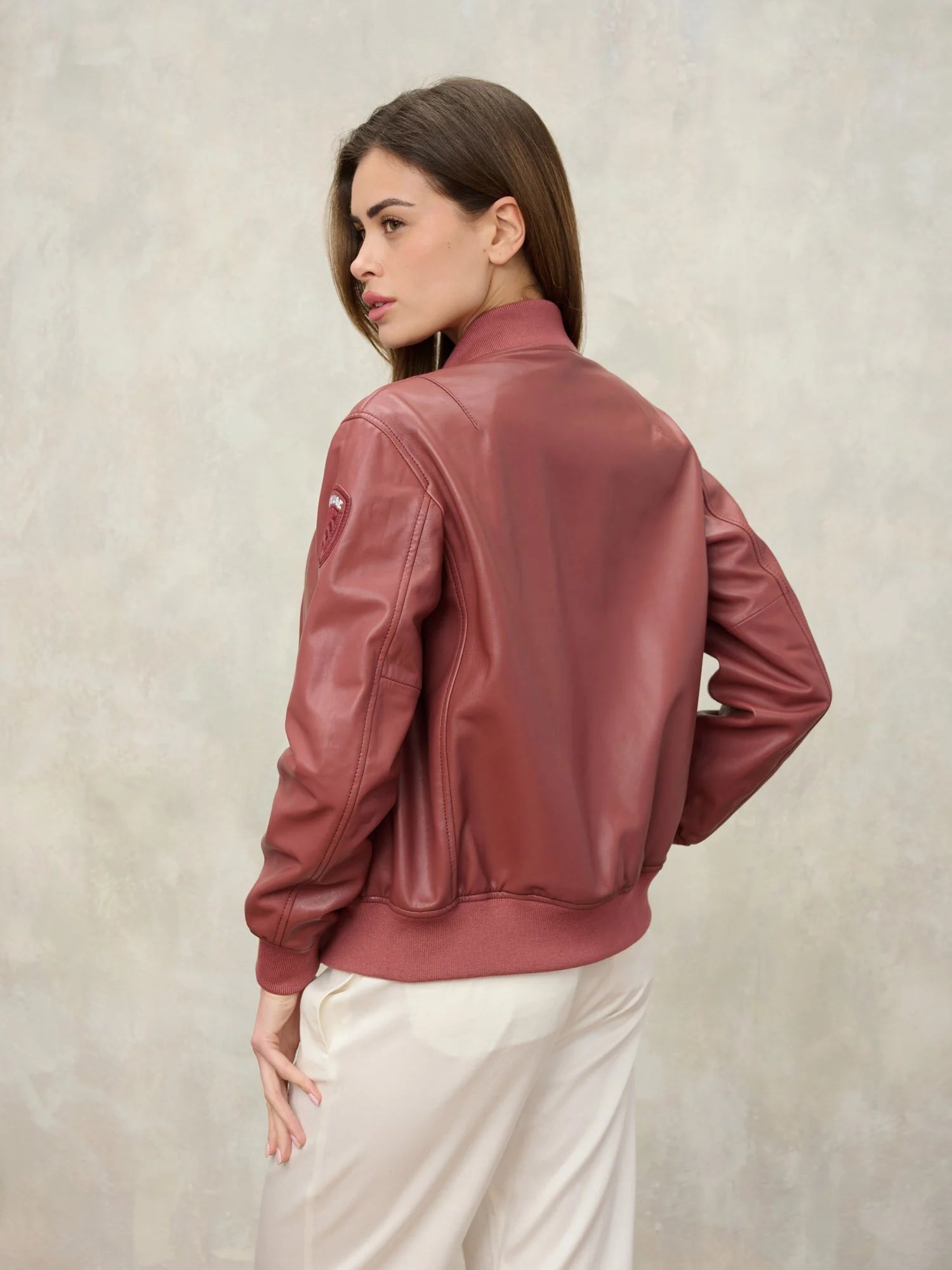 BOMBER FODERATO LAURIENNE BLAUER DONNA