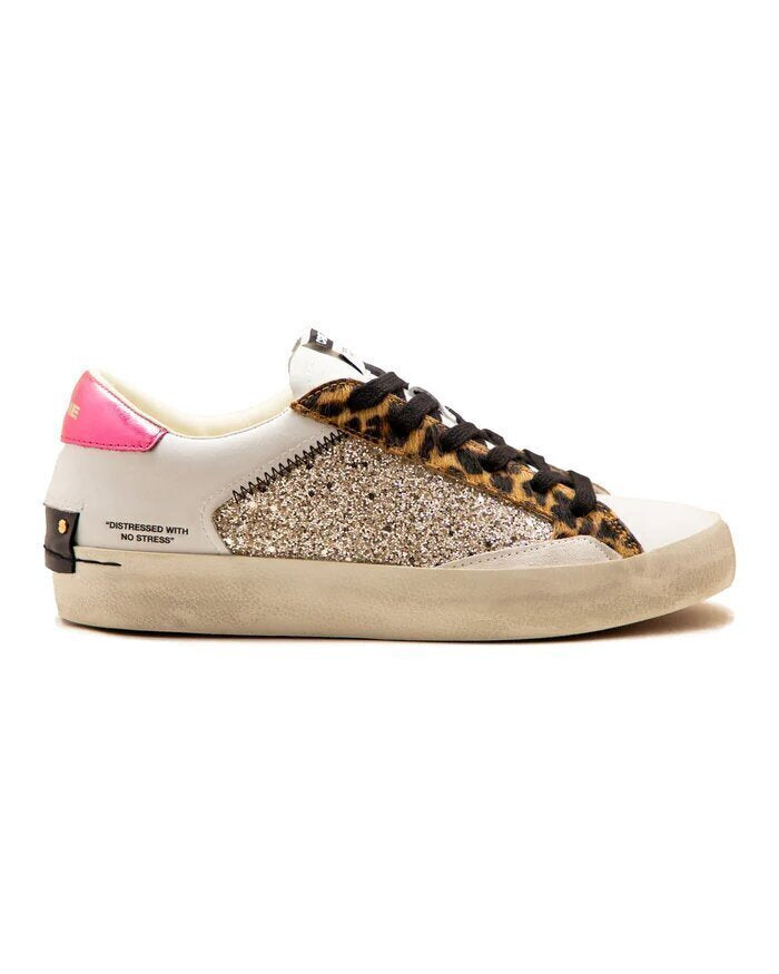 CRIME LONDON DONNA DISTRESSED LEOP+GOLD