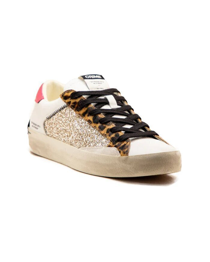 CRIME LONDON DONNA DISTRESSED LEOP+GOLD