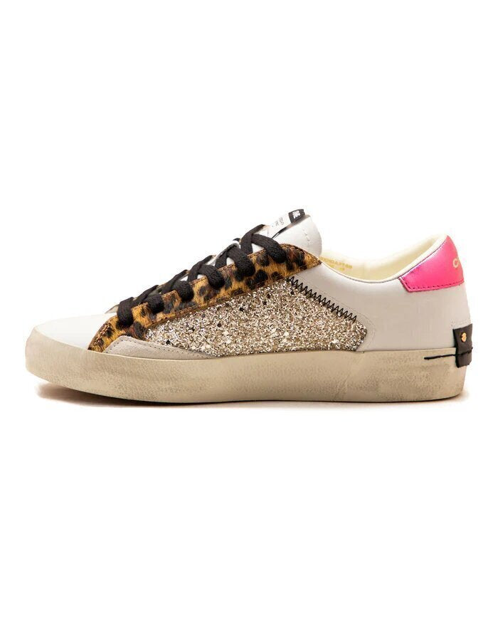 CRIME LONDON DONNA DISTRESSED LEOP+GOLD