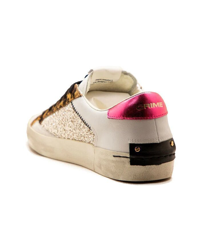 CRIME LONDON DONNA DISTRESSED LEOP+GOLD