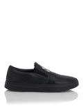 Deer Print Leather Slip On