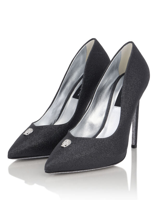 Glitter Decollete Pumps