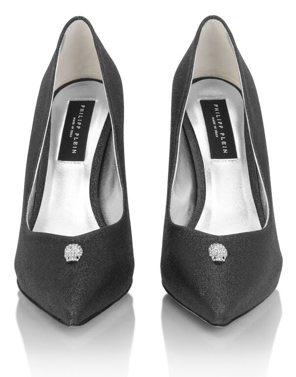 Glitter Decollete Pumps