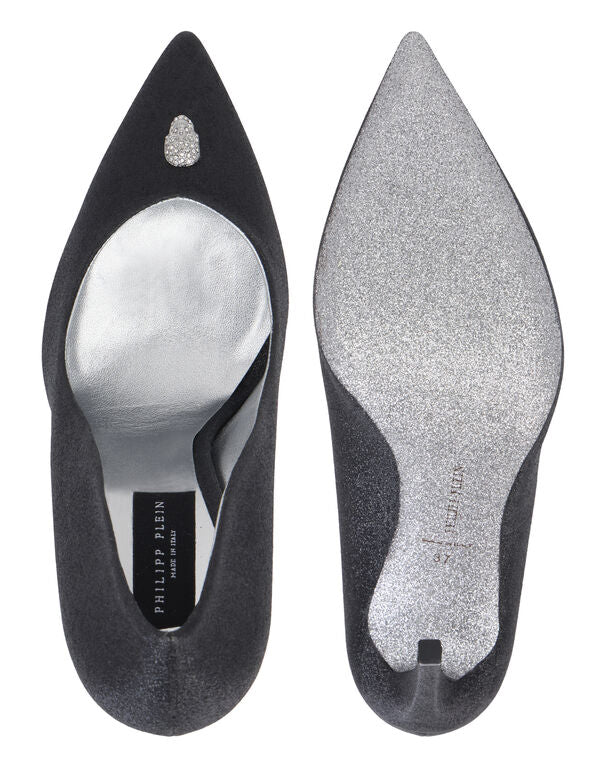 Glitter Decollete Pumps