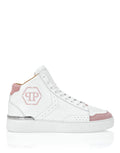 Leather Mid-Top Sneakers Hexagon