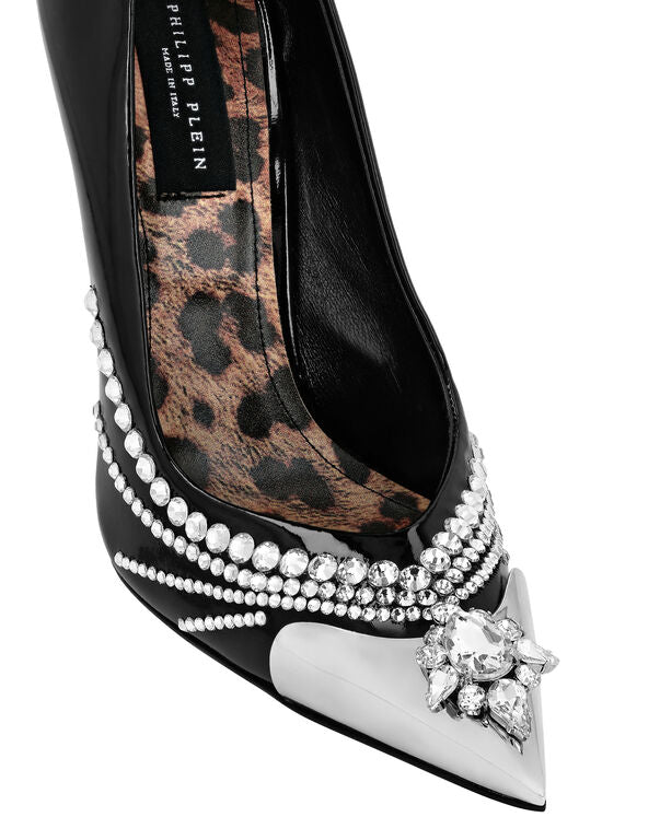 Patent Leather Decollete Hi-Heels