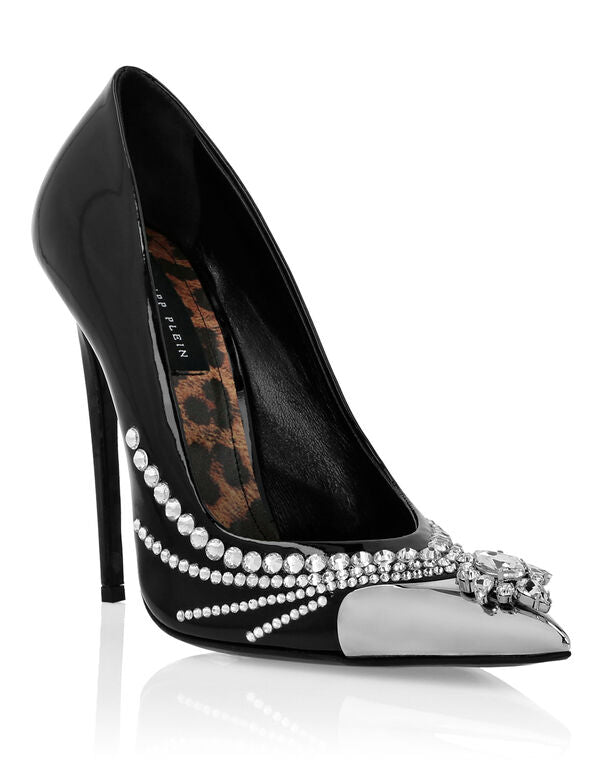 Patent Leather Decollete Hi-Heels