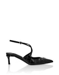 Nappa Leather Sandals High Heels Studs