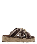 Mou Jute Sandal con Suola EVA per l'estate