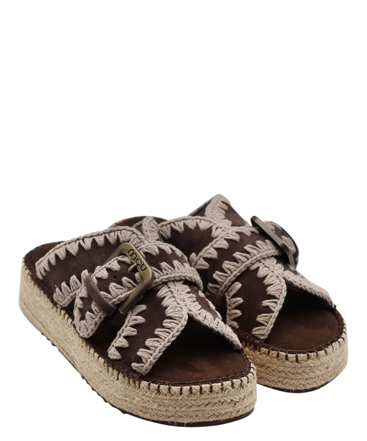 Mou Jute Sandal con Suola EVA per l'estate