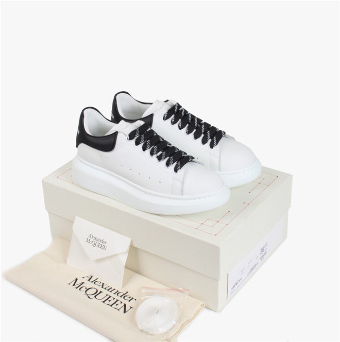 ALEXANDER MCQUEEN BIANCHE CON RETRO E LACCI NERI