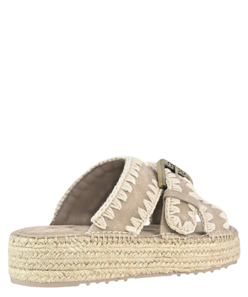 Mou Jute Sandal con Suola EVA