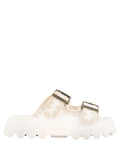 Mou Sandali Estivi Donna Eva One-Piece Slide a Due Fibbie