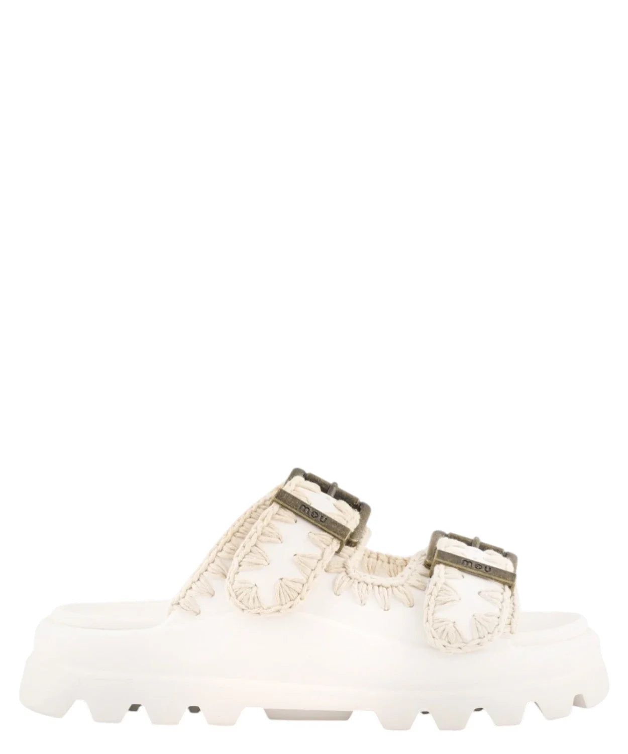 Mou Sandali Estivi Donna Eva One-Piece Slide a Due Fibbie