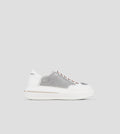 Lancaster Donna in pelle bianca con inserti in strass argento Alexander Smith