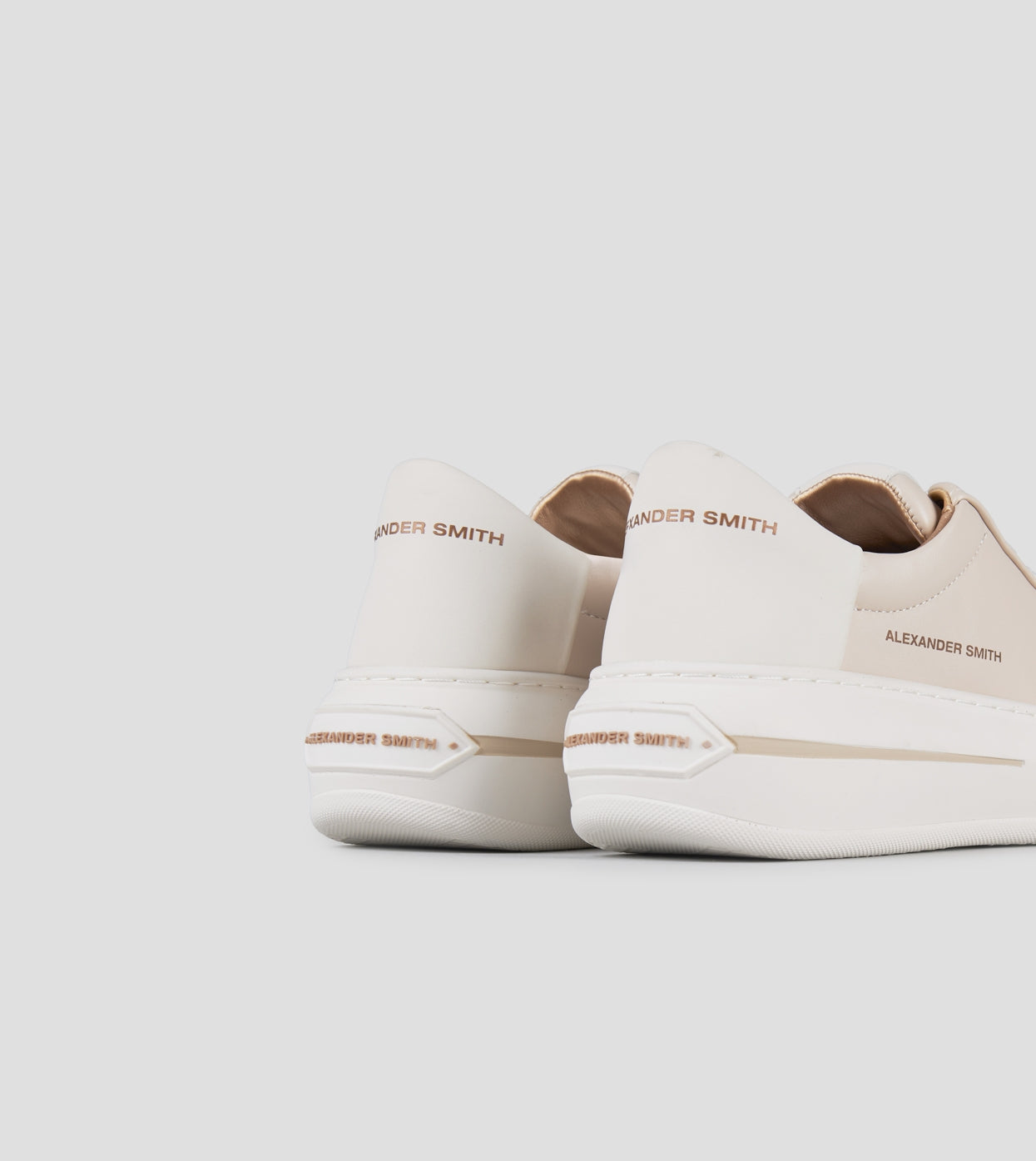 Lancaster Donna in pelle rosa e tallone bianco Alexander Smith