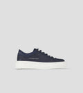 Regent Uomo in pelle di capra e camoscio blu  Alexander Smith