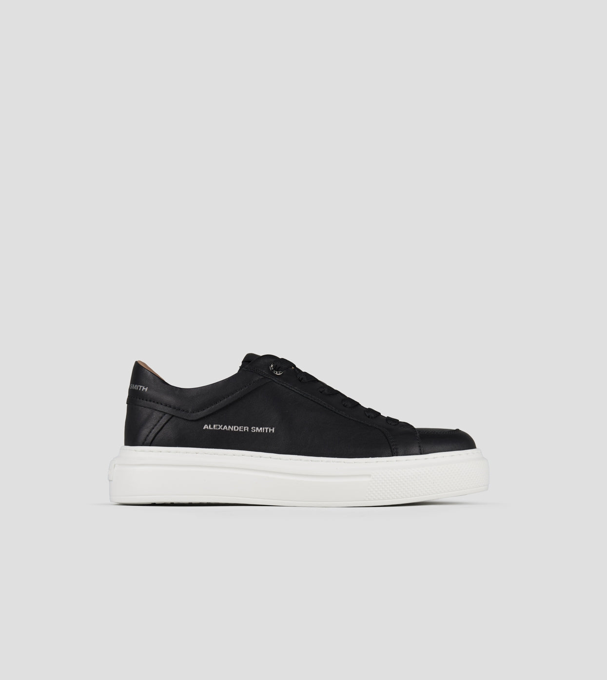 Regent Uomo in pelle nera Alexander Smith