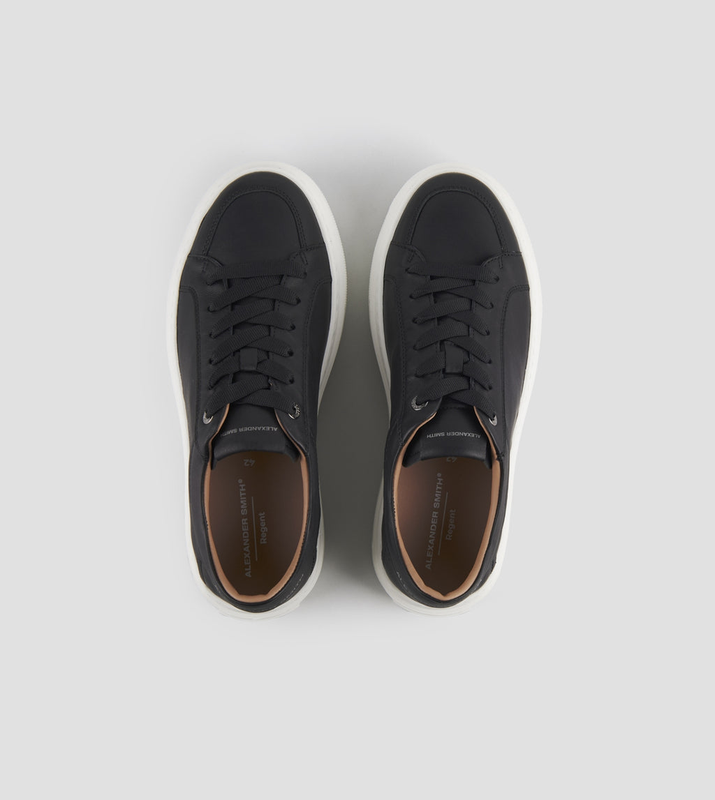 Regent Uomo in pelle nera Alexander Smith