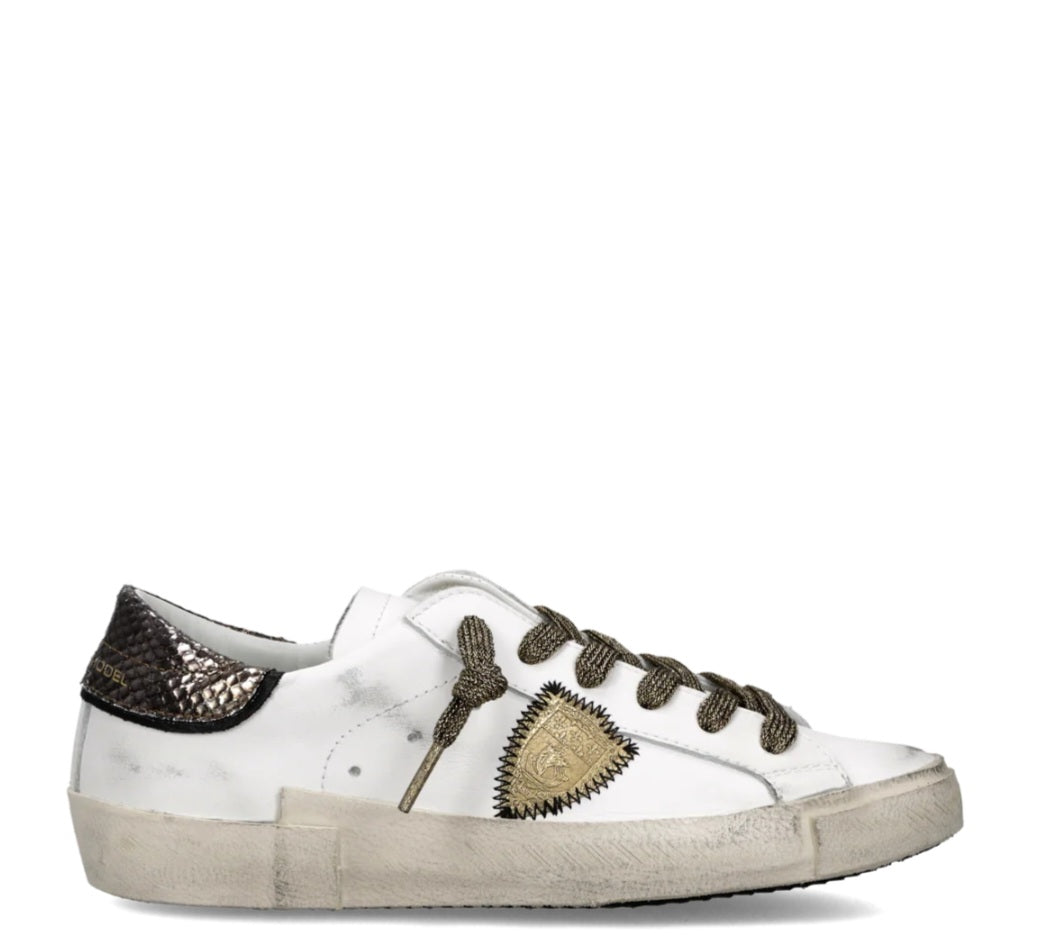 PHILIPPE MODEL   SNEAKERS DONNA Bianco Bronzo PRLD VMP4