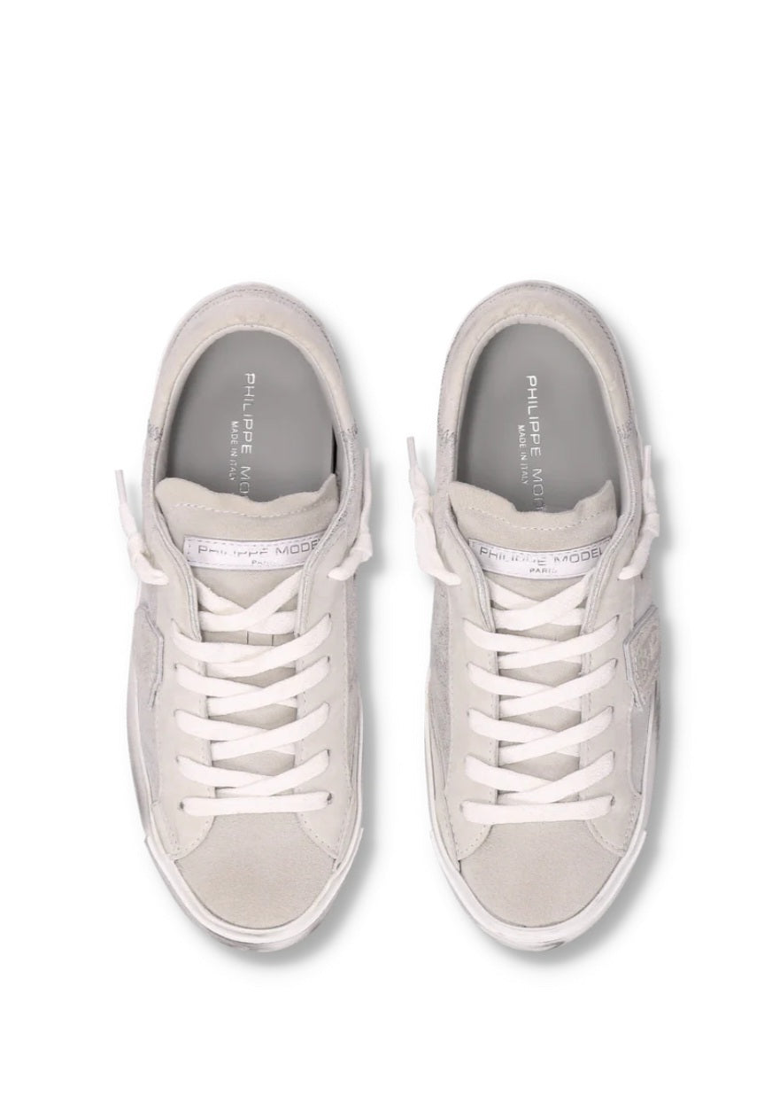 PHILIPPE MODEL   SNEAKERS DONNA PARIS Argento PRLD-MM04