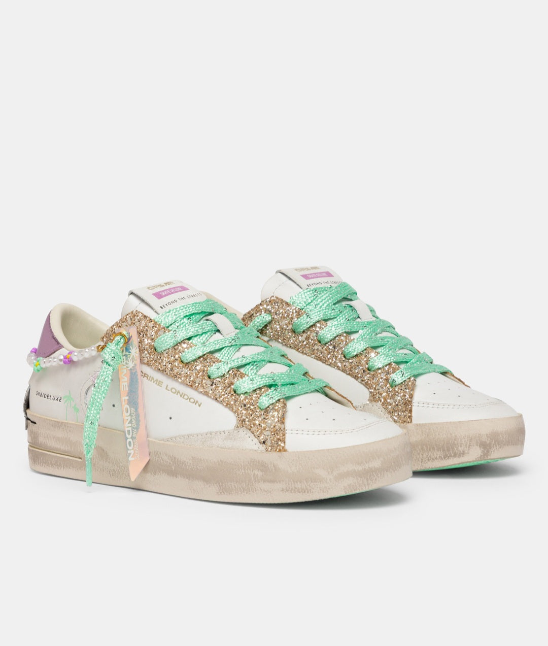 CRIME LONDON DONNA SK8 DELUXE COTTON CANDY 29112