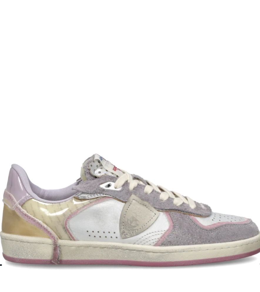 PHILIPPE MODEL   SNEAKERS DONNA  Pgal Special Edition, Argento Lilla PGLD-MXE1