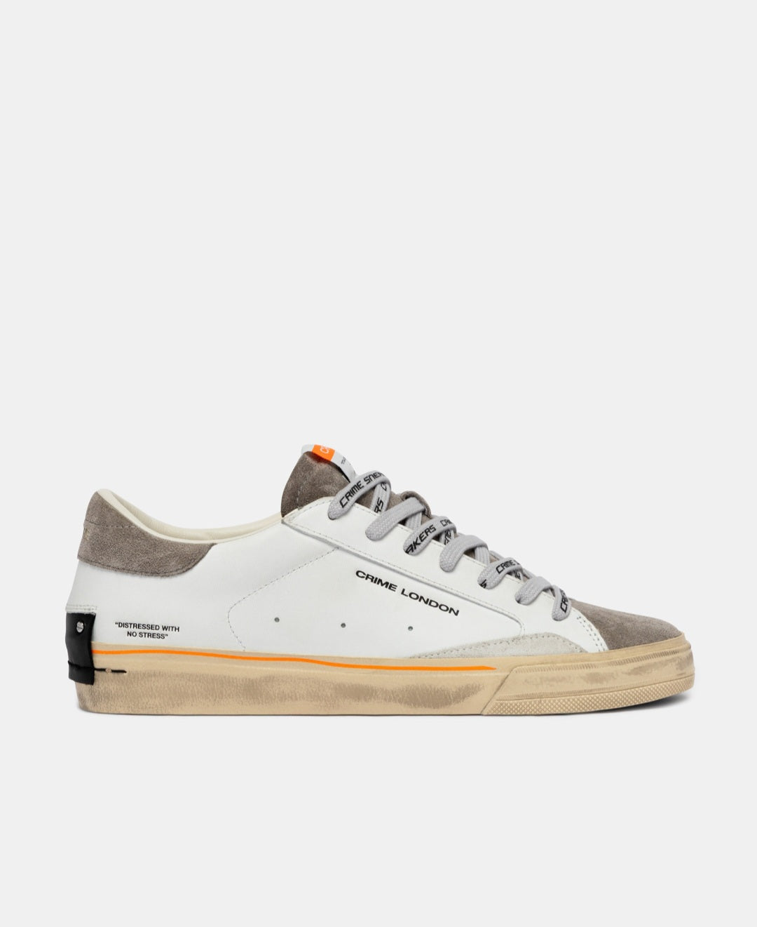 CRIME LONDON SNEAKER UOMO DISTRESSED 2.0 MOSS TAUPE 19054