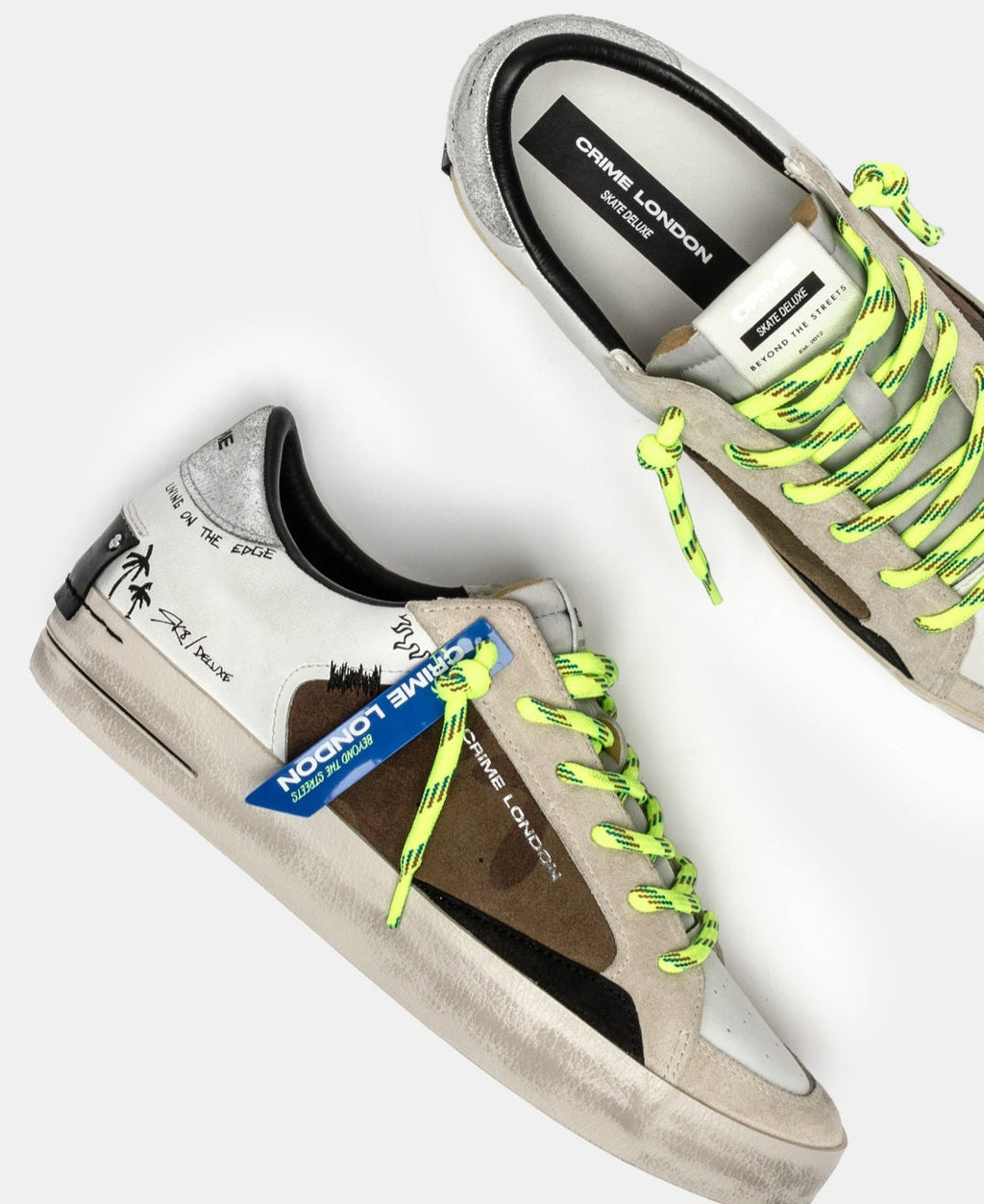 CRIME LONDON SNEAKER UOMO SK8 DELUXE JET CAMO ART 11100