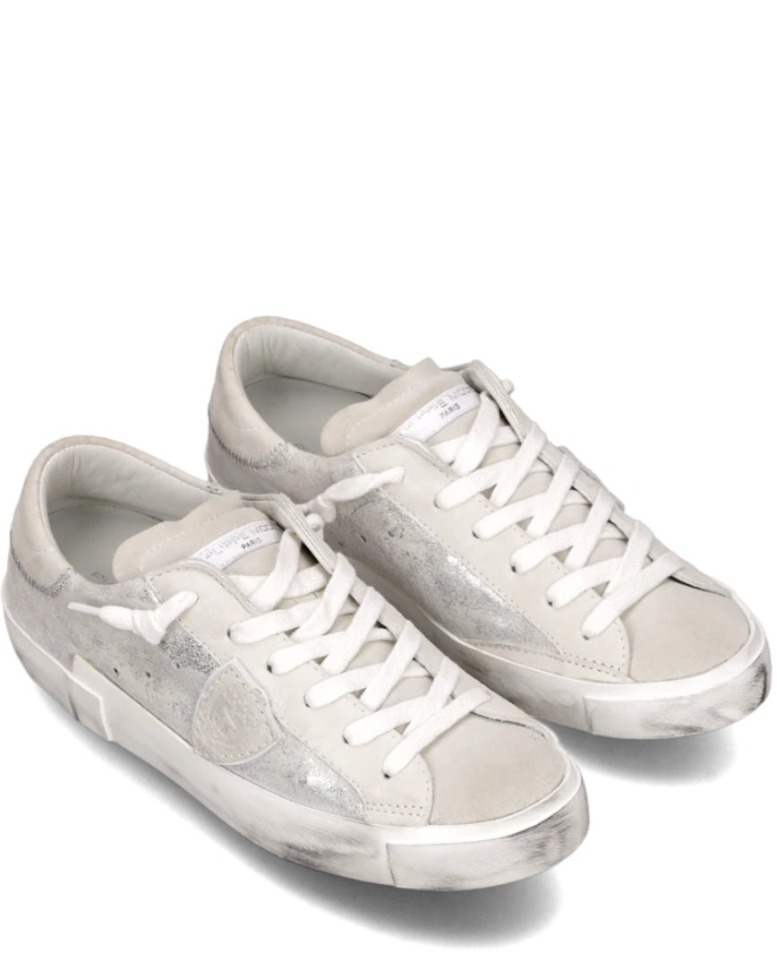 PHILIPPE MODEL   SNEAKERS DONNA PARIS Argento PRLD-MM04