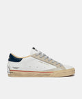 CRIME LONDON SNEAKER UOMO DISTRESSED 2.0 OXFORD BLUE 19055