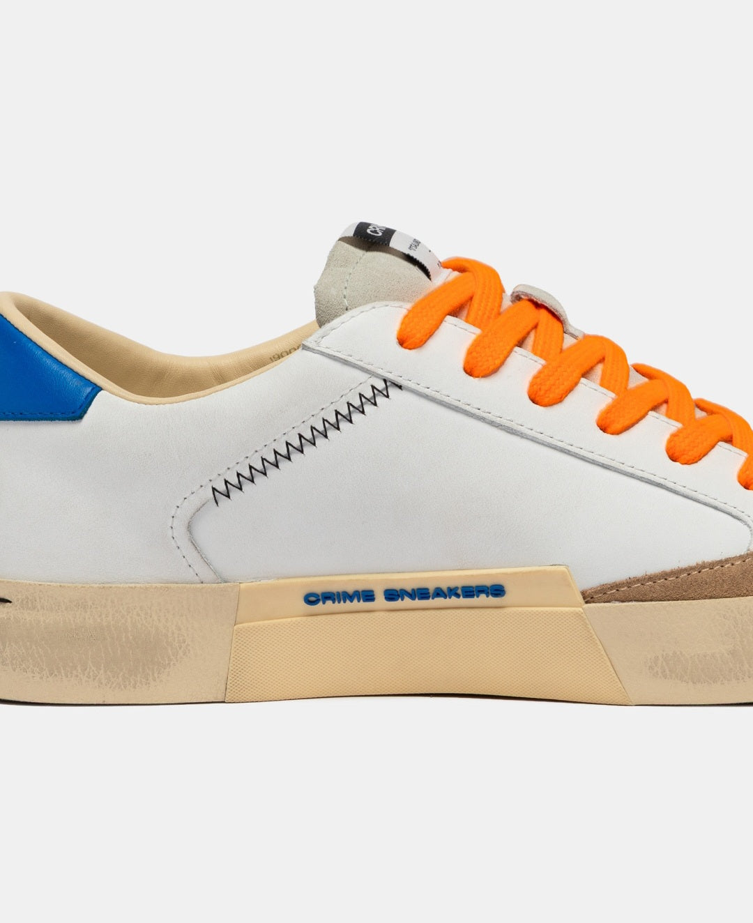 CRIME LONDON SNEAKER UOMO DISTRESSED CITY BLUE 19000