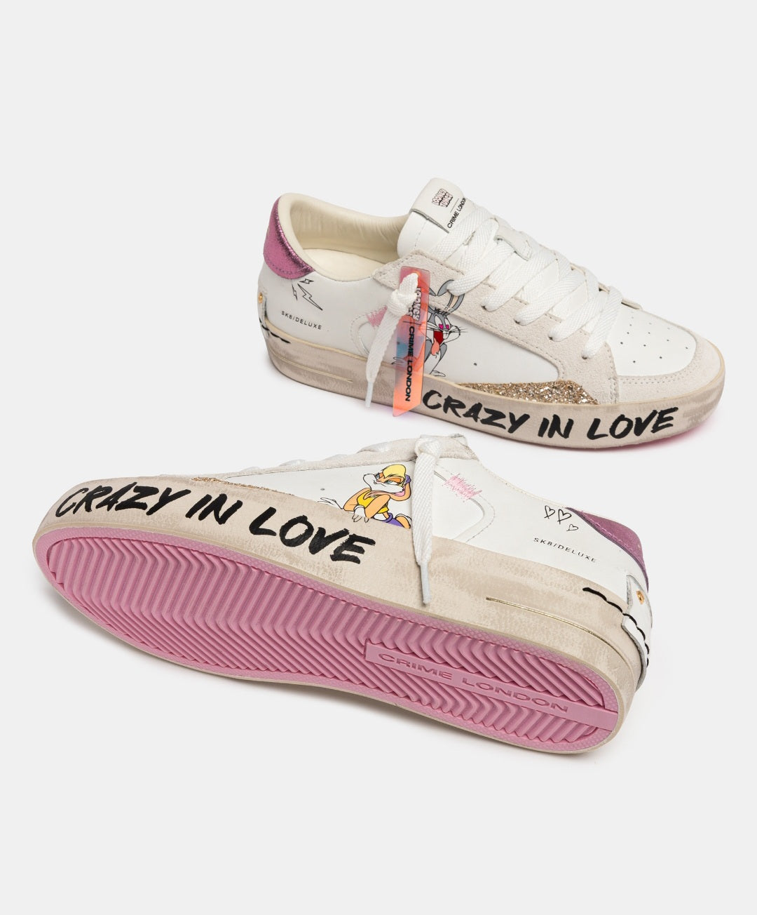CRIME LONDON DONNA  SK8 DELUXE BUGS & LOLA BUNNY ART.88111