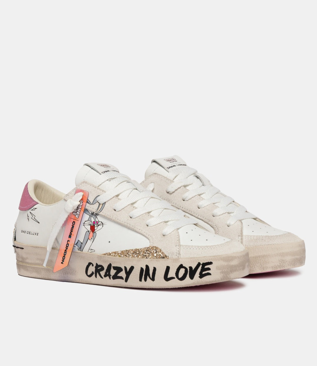 CRIME LONDON DONNA  SK8 DELUXE BUGS & LOLA BUNNY ART.88111