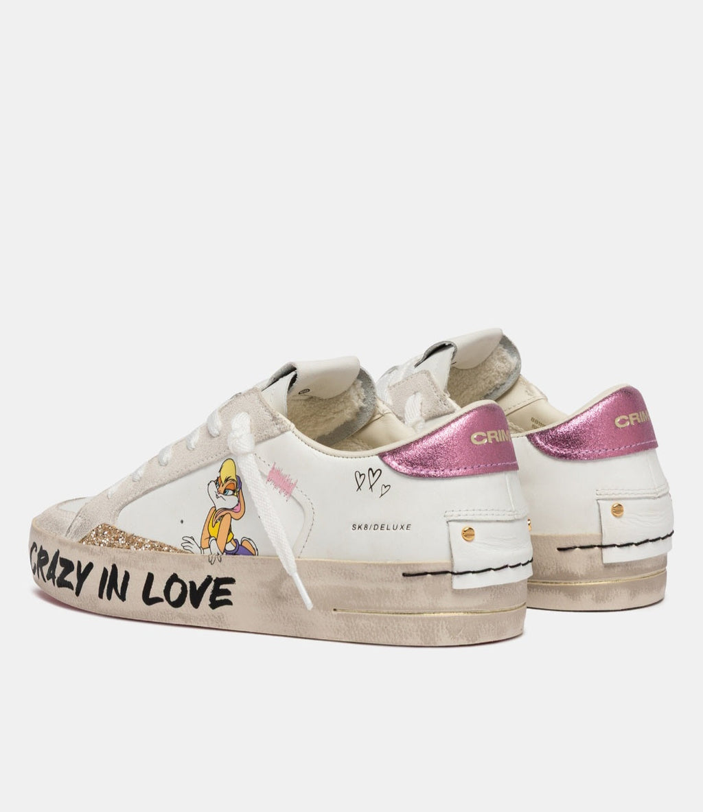 CRIME LONDON DONNA  SK8 DELUXE BUGS & LOLA BUNNY ART.88111