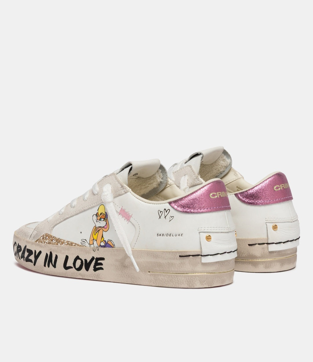 CRIME LONDON DONNA  SK8 DELUXE BUGS & LOLA BUNNY ART.88111