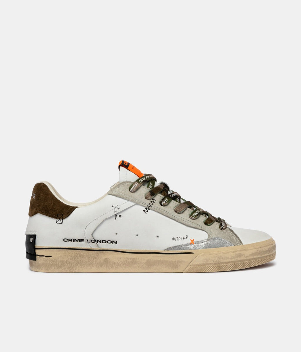 CRIME LONDON UOMO DECONSTRUCTED MILITARY GREEN 19071