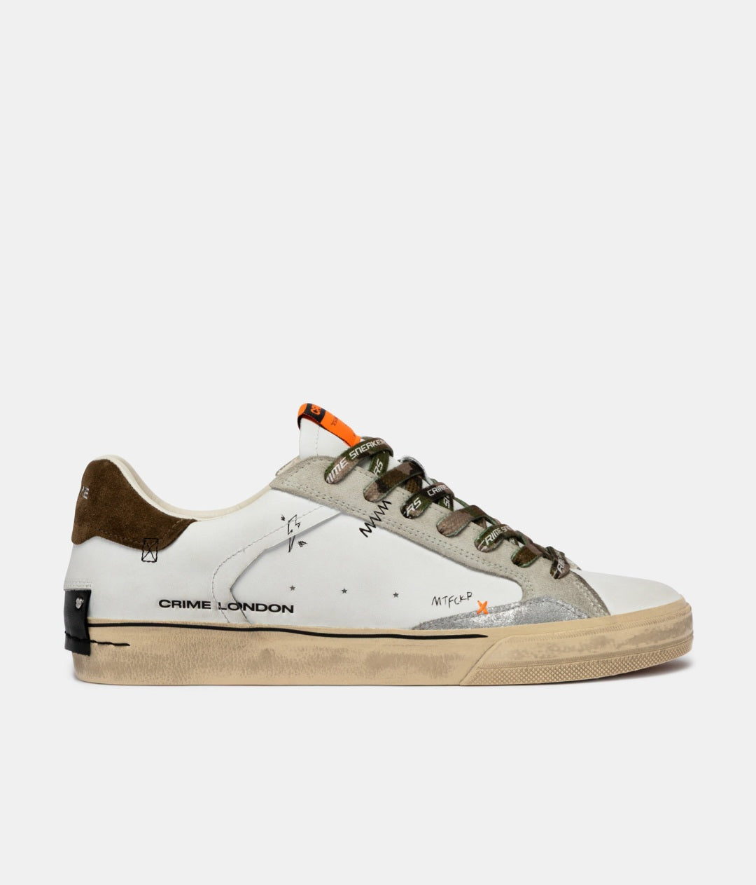 CRIME LONDON UOMO DECONSTRUCTED MILITARY GREEN 19071