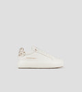 Soho Donna in pelle bianca e tallone con borchie Alexander Smith