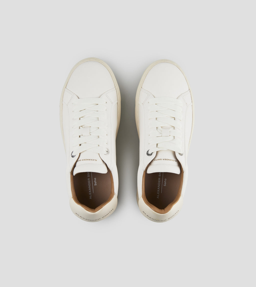 Soho Uomo in nappa bianca Alexander Smith