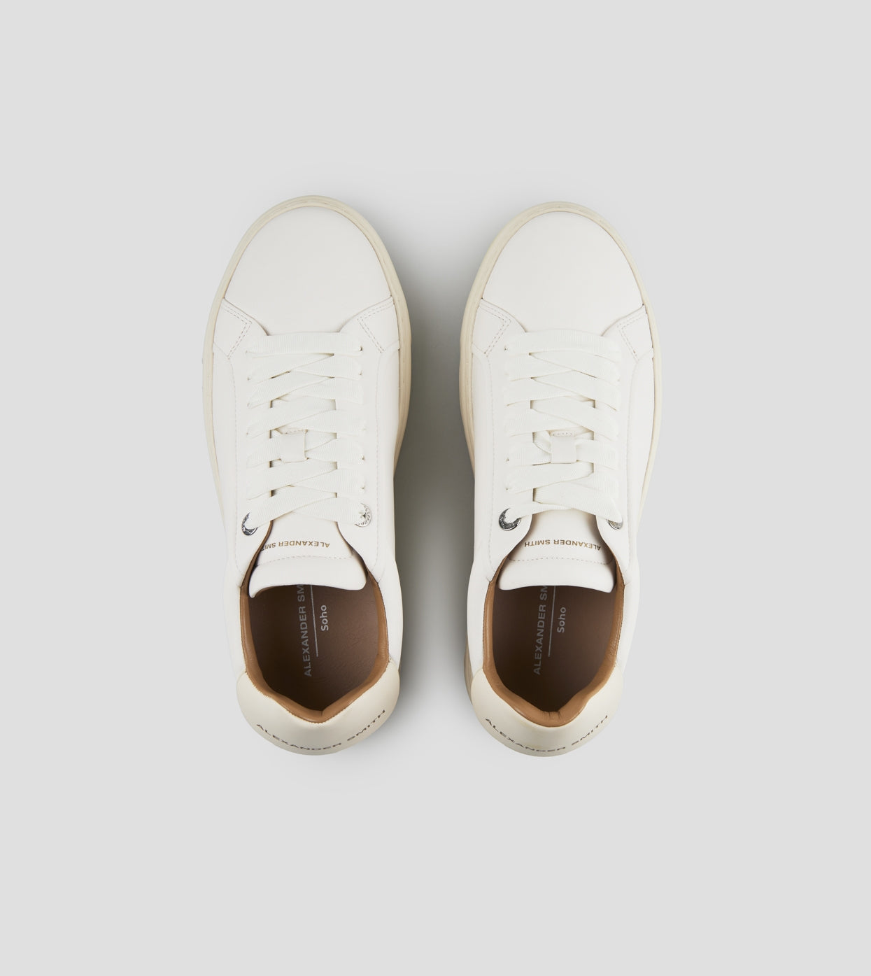 Soho Uomo in nappa bianca Alexander Smith