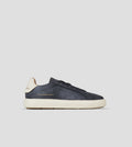Soho Uomo in suede nero e tallone in pelle bianca Alexander Smith