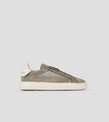 Soho Uomo in suede verde militare e tallone in pelle bianca  Alexander Smith
