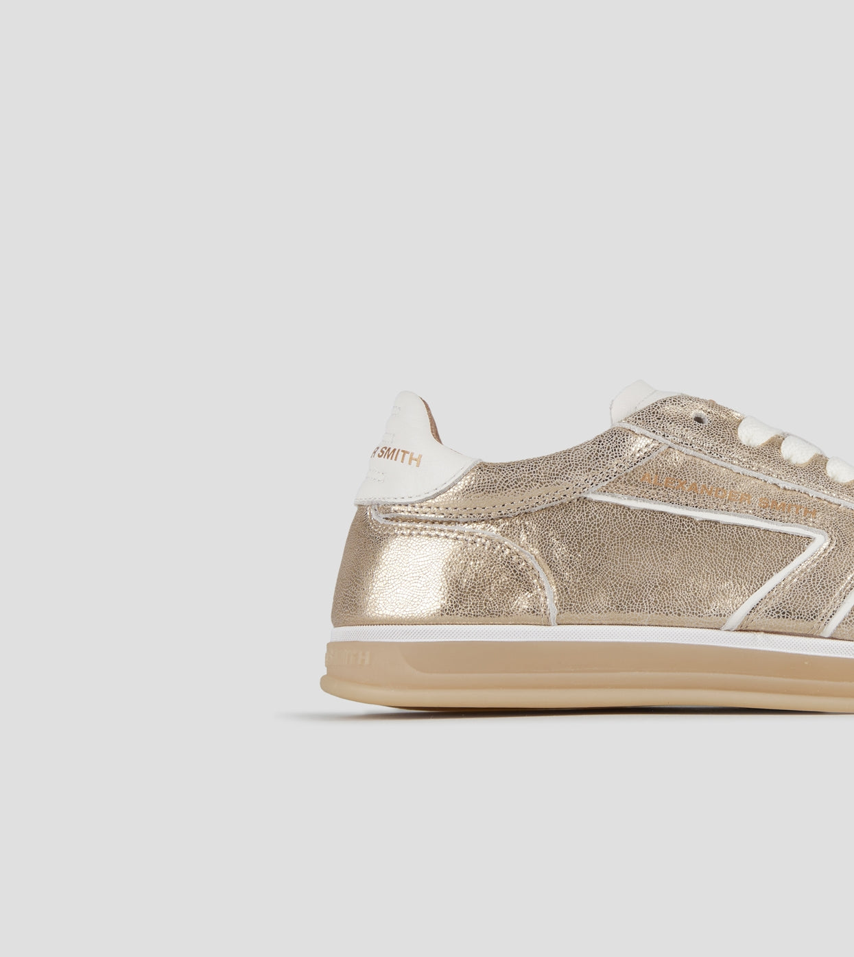 Thames Donna in pelle laminata oro  Alexander Smith